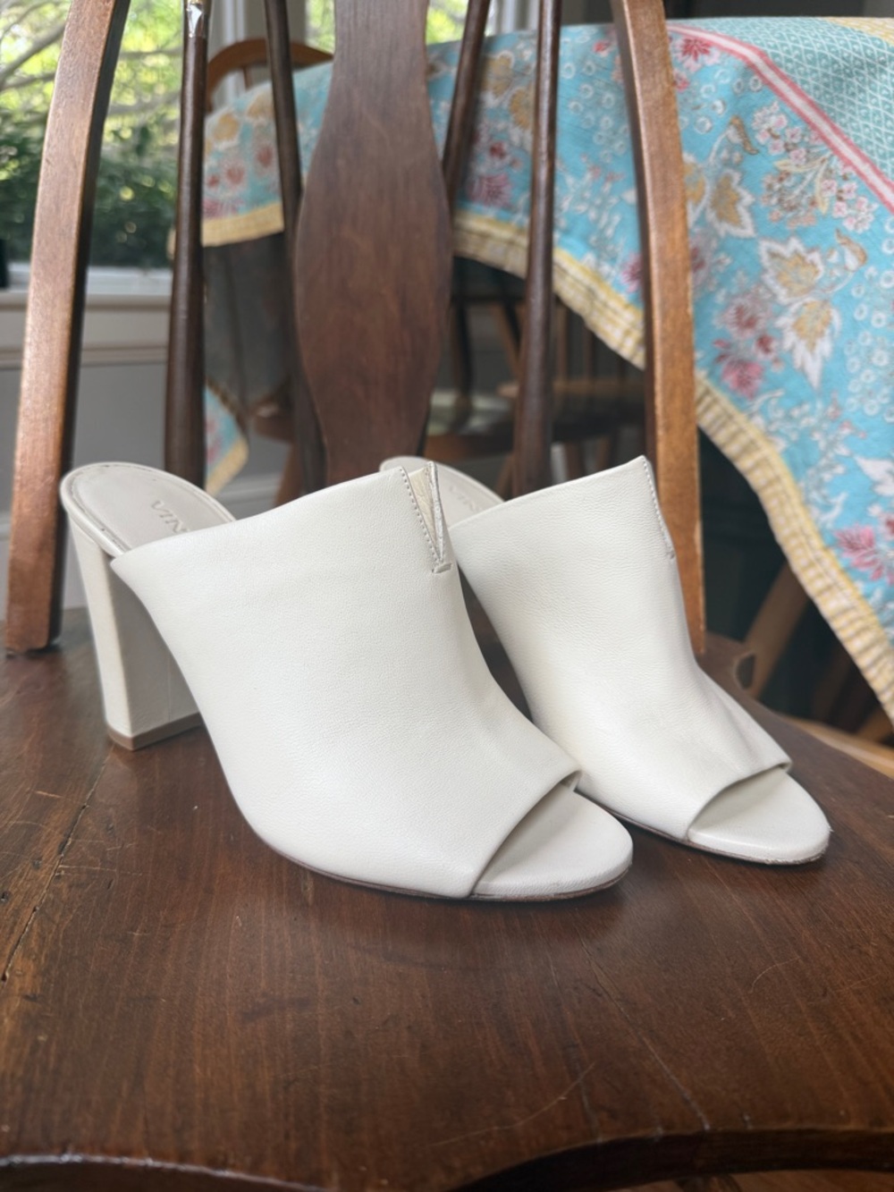 Vince leather mules